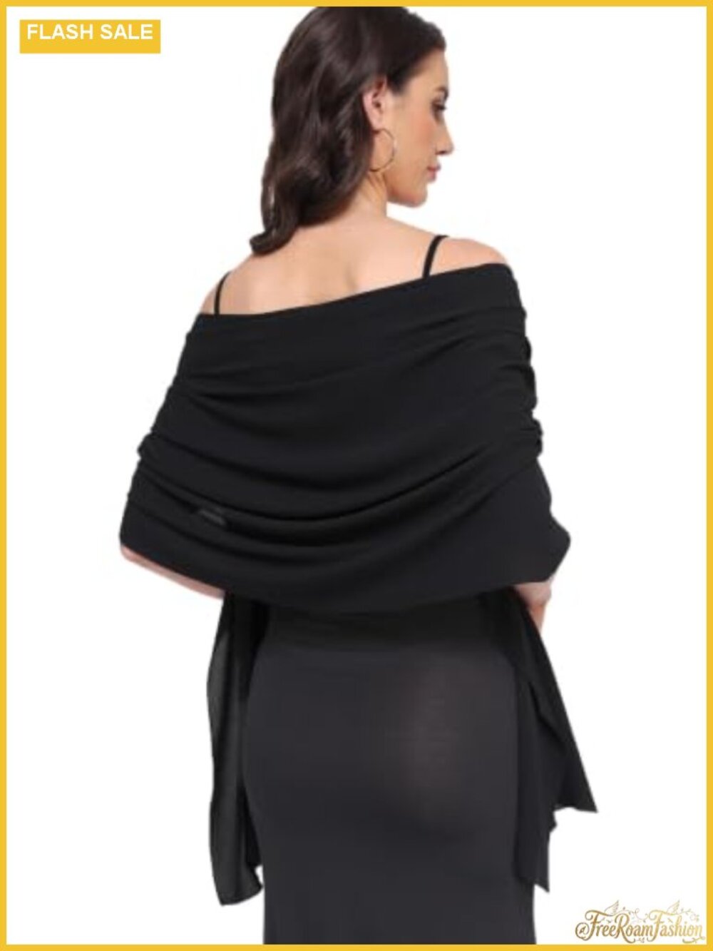 Chiffon Shawl Wrap Women Evening Wedding Scarf